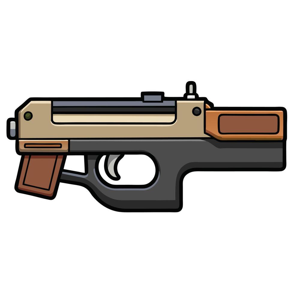 FN P90 Drawing Illustration vector
