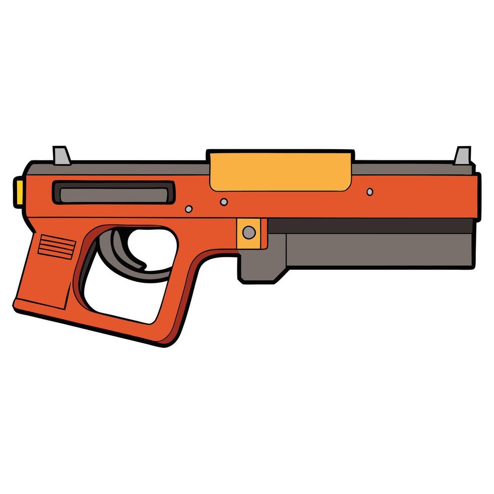 FN P90 Firearm Design vector