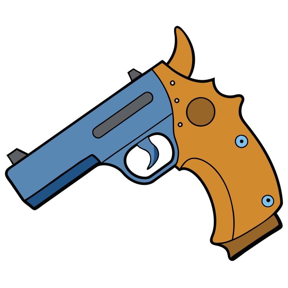 Chiappa Rhino Gun Line Art vector