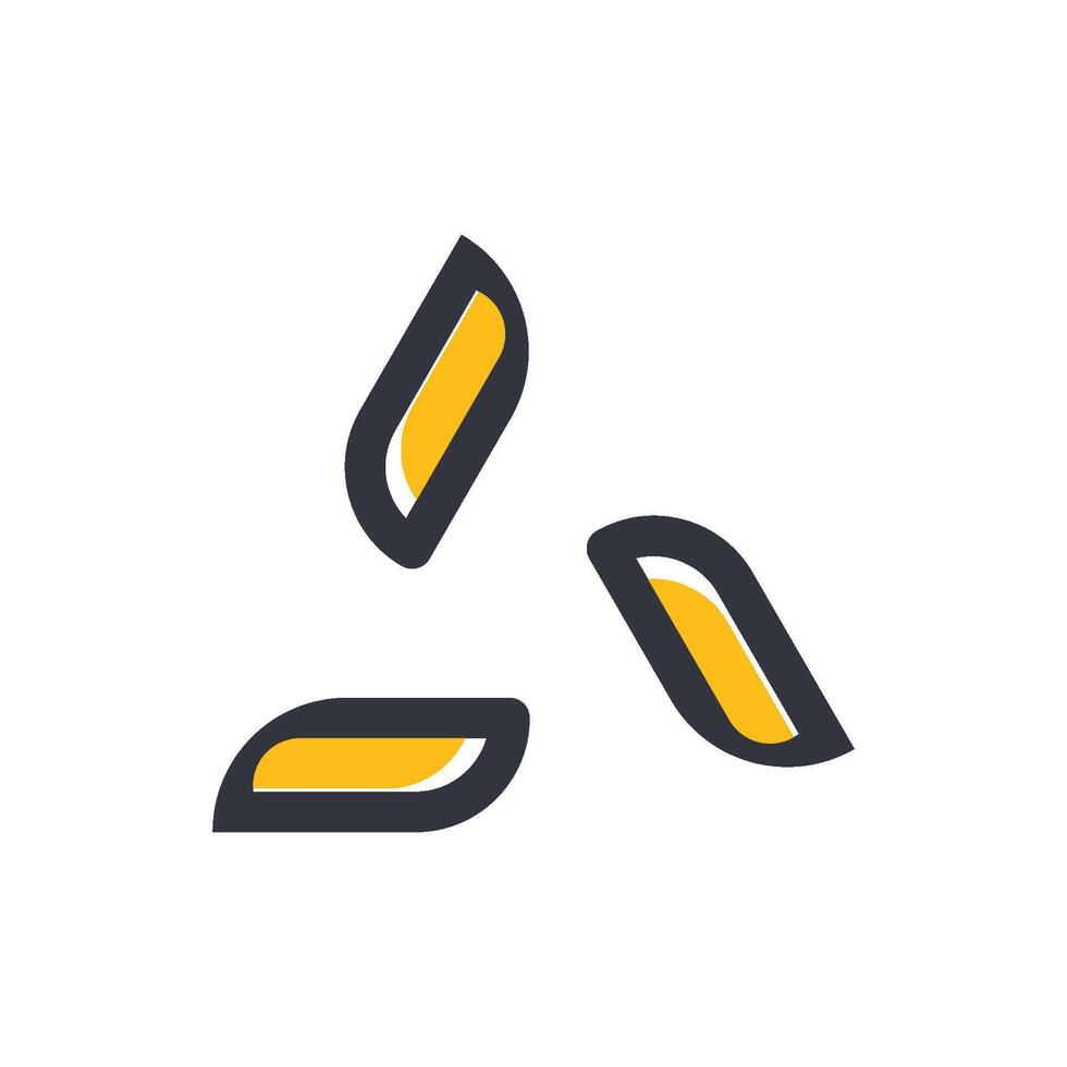 Line and Triangle Logo Template Icon cool vector