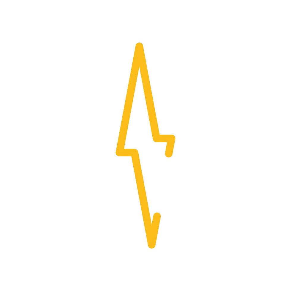 Lightning Logo Template Icon Letter vector