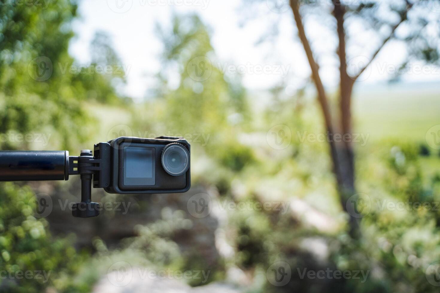 Immerse yourself in the excitement of using an action camera to capture stunning footage in the great outdoors. Venture into nature for unforgettable adventures and memories photo