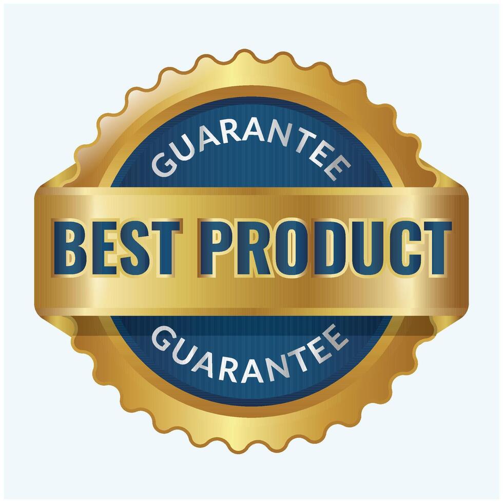 best product guarantee label vector