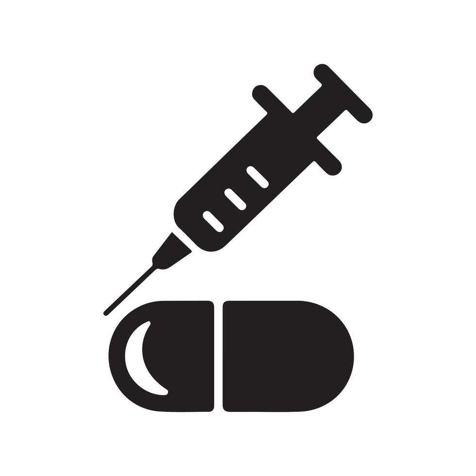 Injection and Pill vector