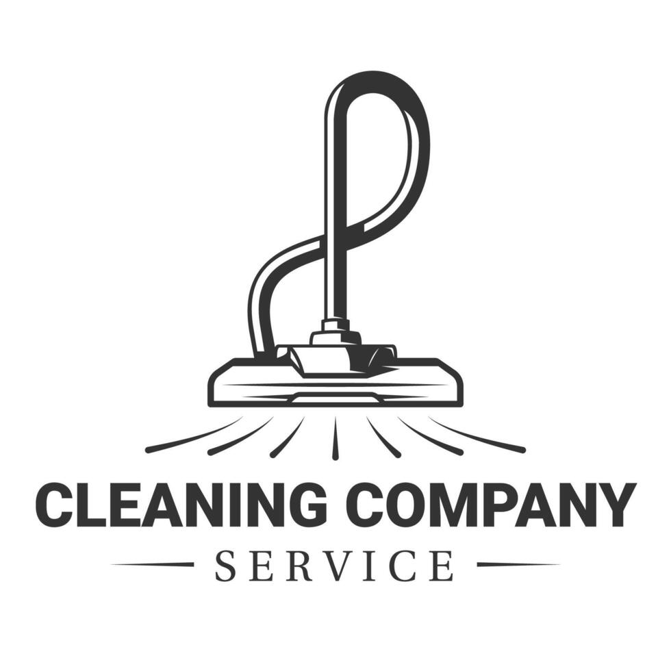 Vacuum cleaner logo vector