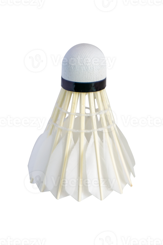 Shuttlecock for playing badminton sport png