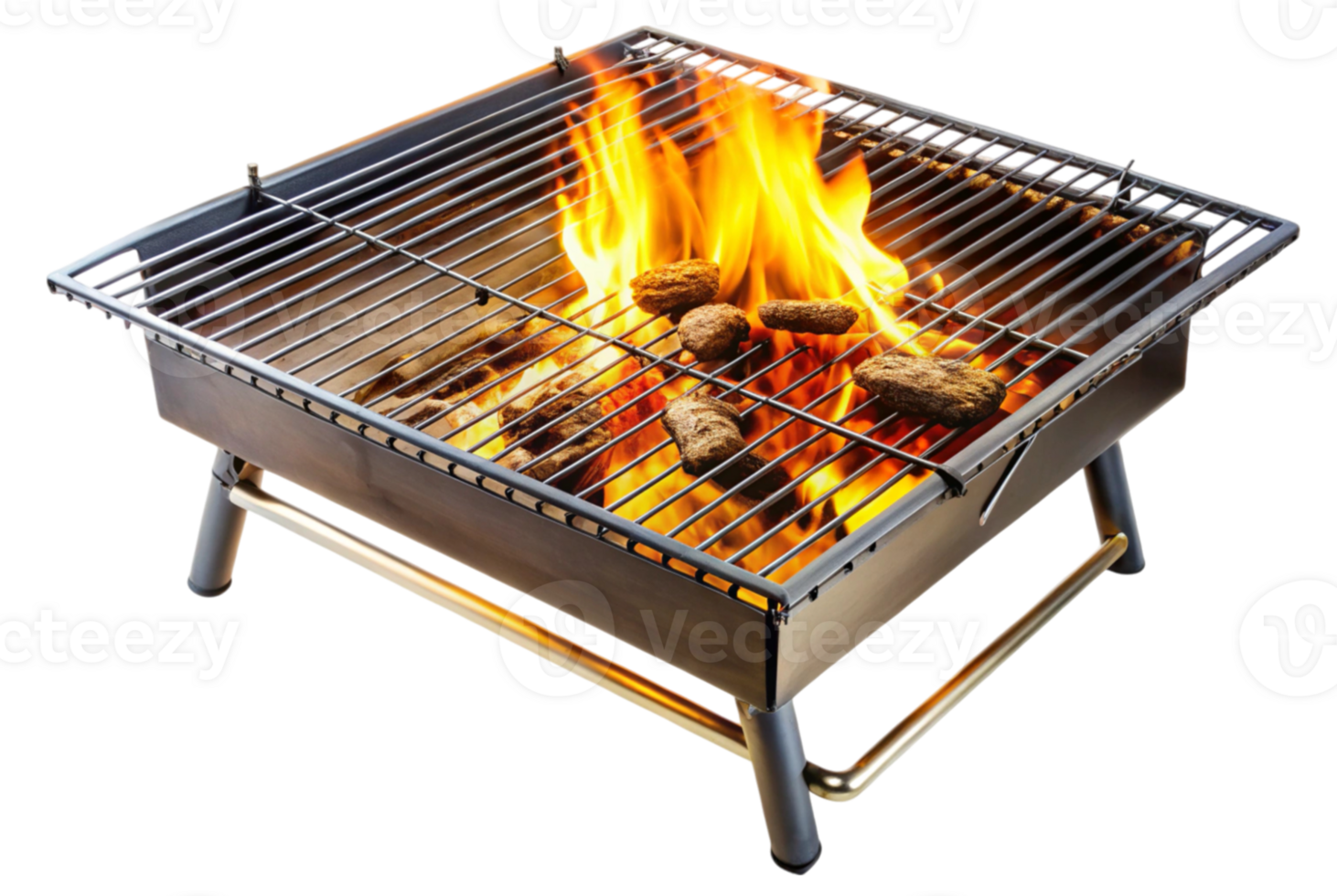 Campfire grill brings friends together under the stars png