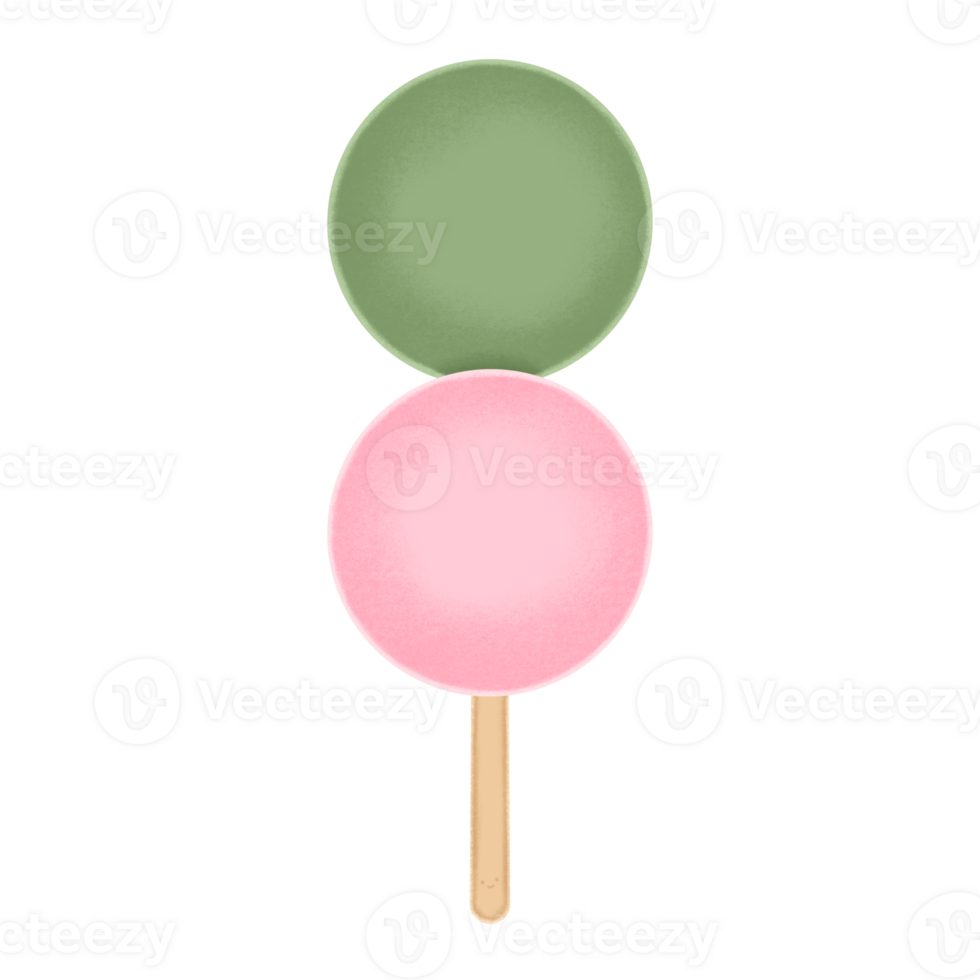 Colorful Danga Cartoon Japanese Dessert png
