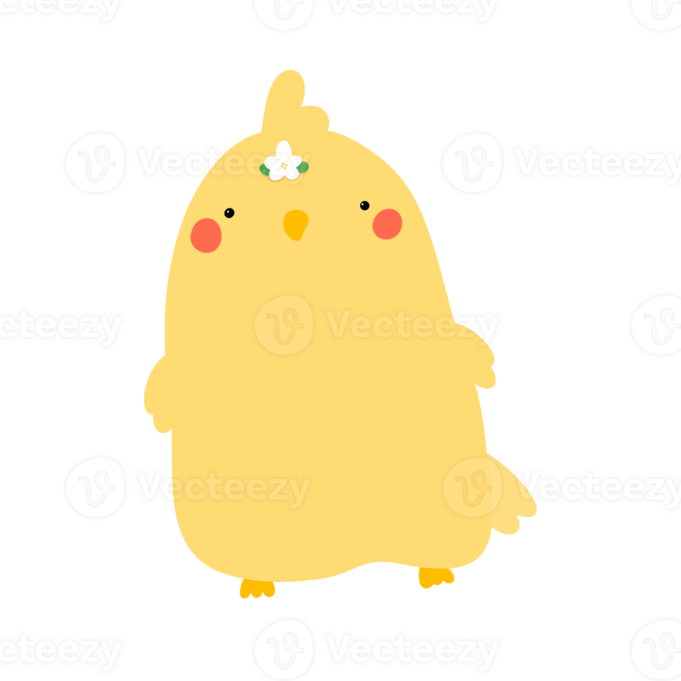 Cute Cockatiel Bird Cartoon illustration Cute Yellow Bird Cartoon Yellow Animal Cartoon png