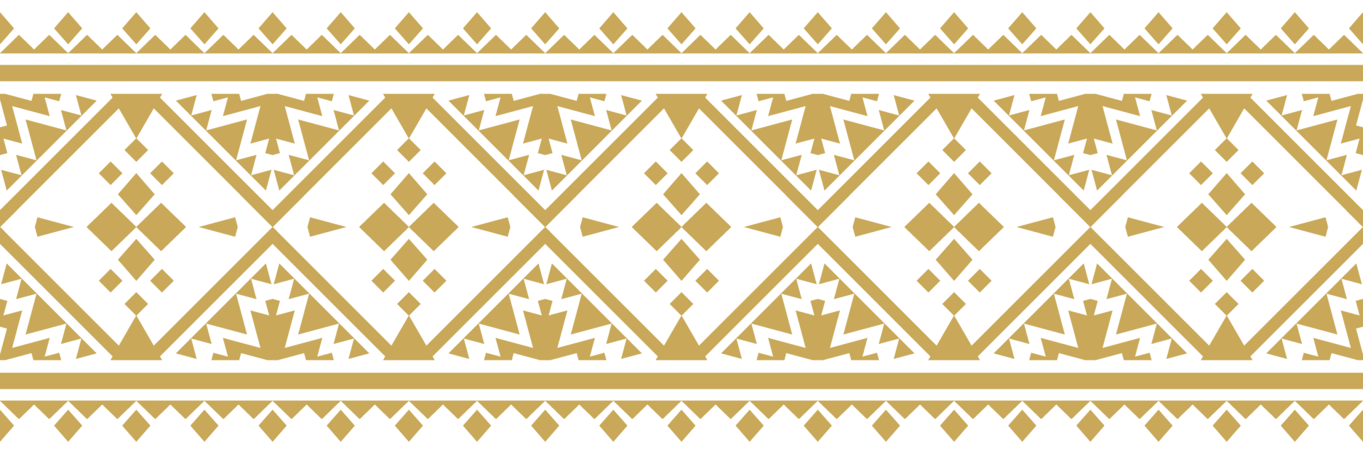 Indian Ethnic Tribal Border Geometric Seamless Pattern. png
