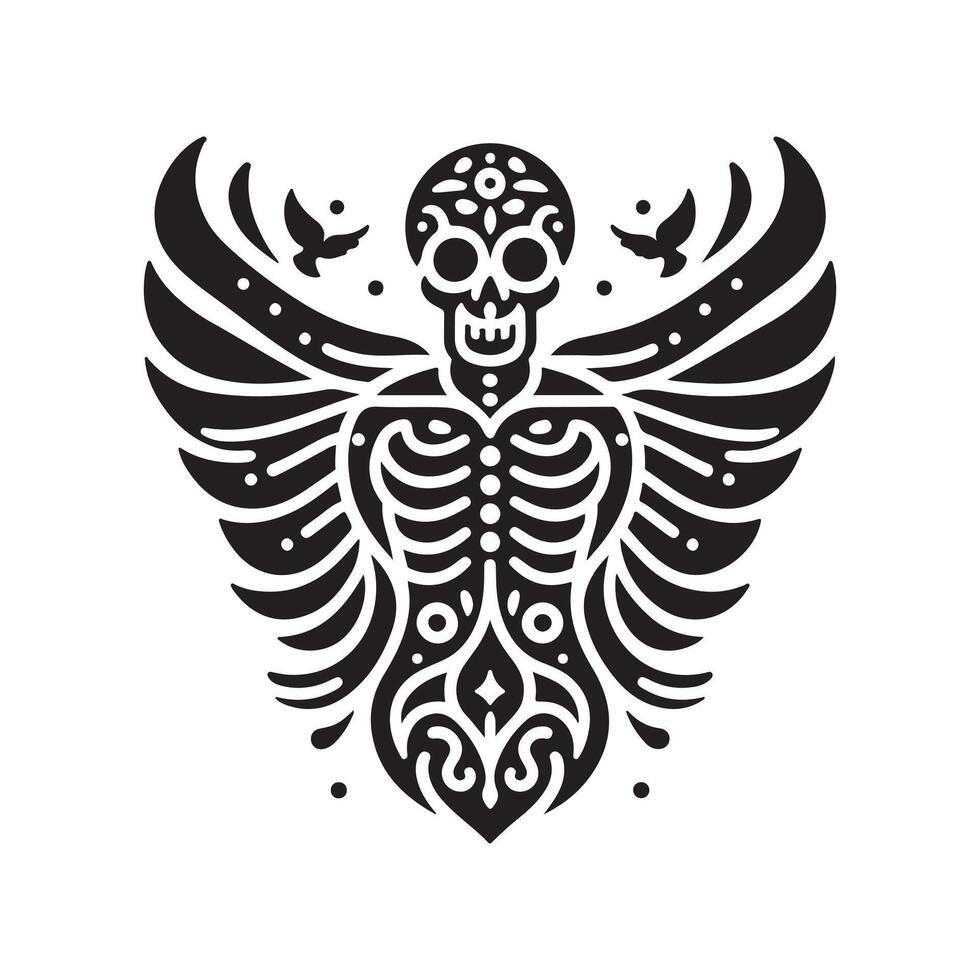 Skeleton Silhouette Vectors Designs for Skeleton Party Graphics