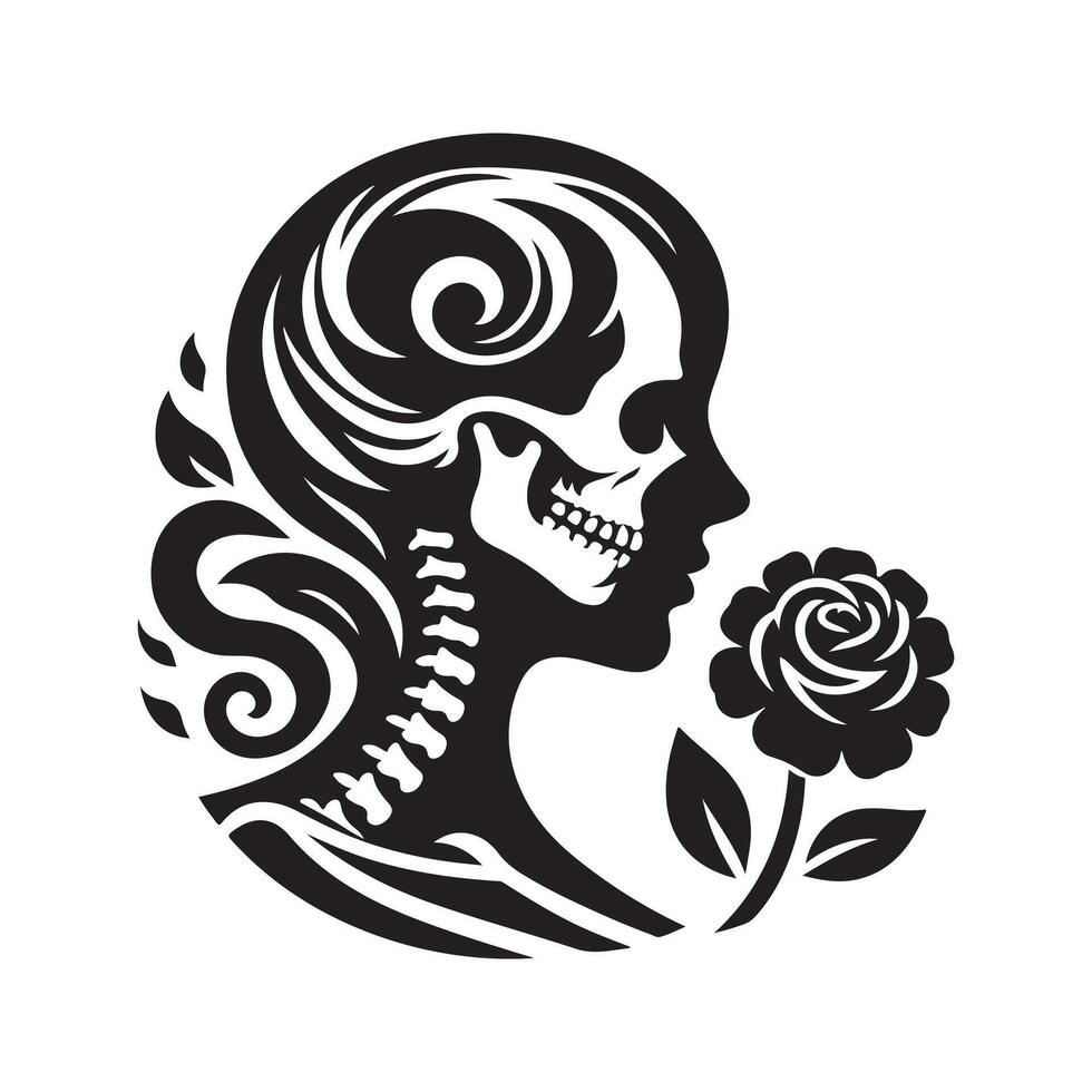 Skeleton Silhouette Vectors for Unique Artistic Creations