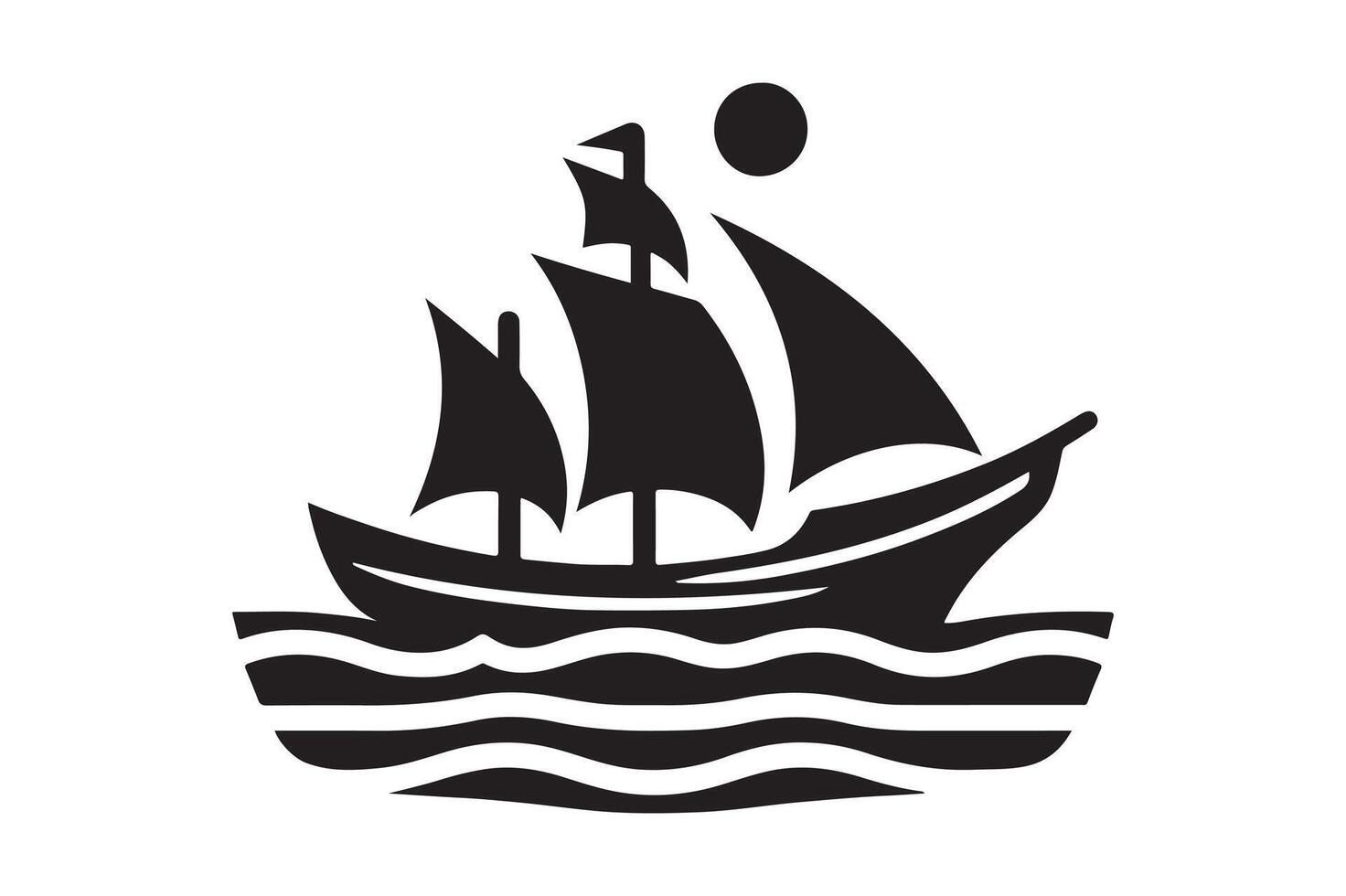 Eye-Catching Whaling Ship Silhouette Vectors Graphics Pack