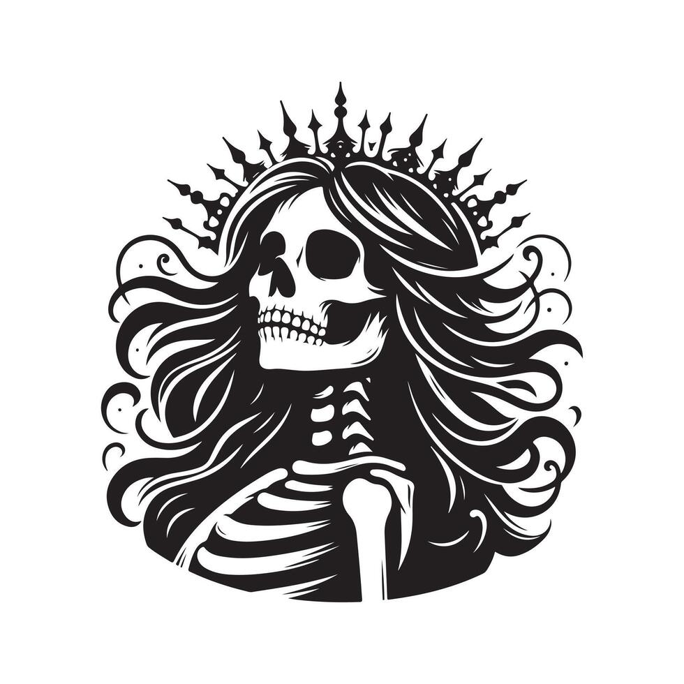 Skeleton Silhouette Vectors for Anatomy and Science Graphics