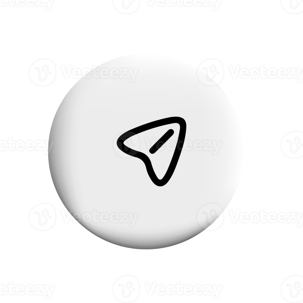 Cursor icon on circle shape png
