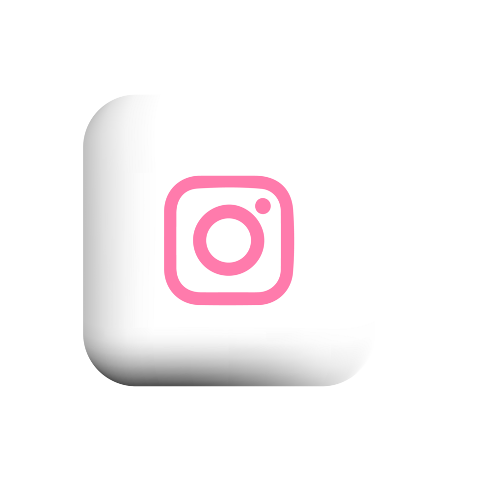 instagram icon on white square png