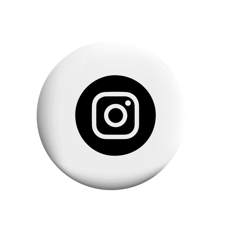 instagram icon on white circle png