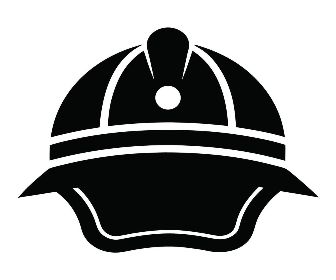 Fireman helmet icon illustration vector