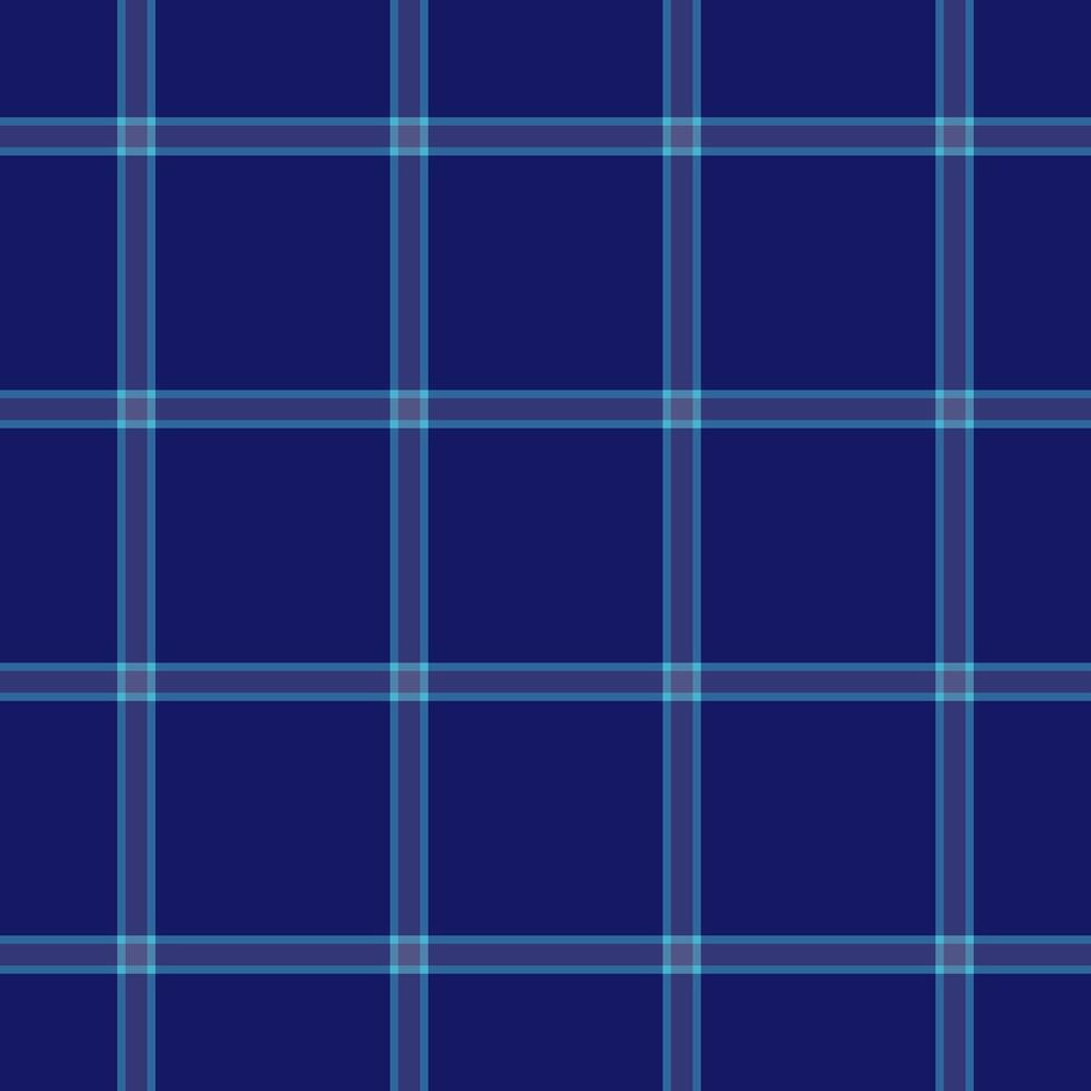 Vogue textile tartan seamless, equal background fabric. Kid texture plaid pattern check in cyan and blue colors. vector