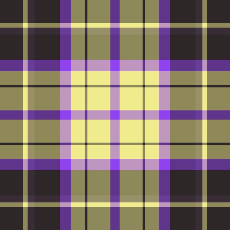 Turkish plaid background, easter seamless fabric tartan. October check texture textile pattern in yellow and dark colors. vector