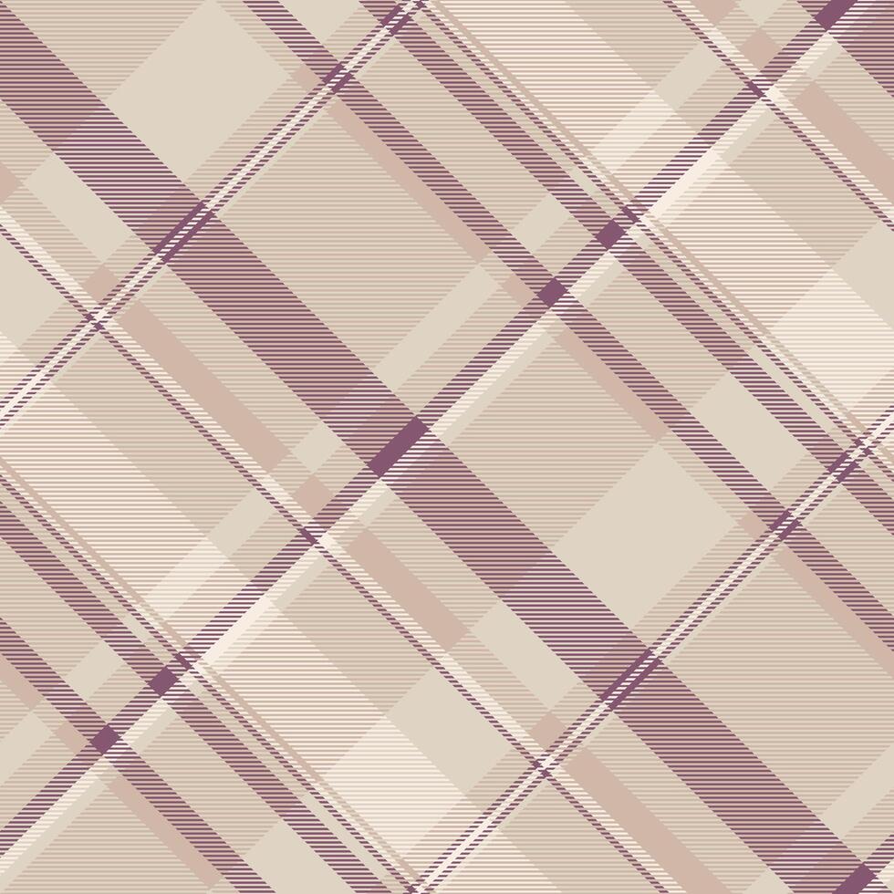 Faded textile seamless fabric, infinity pattern texture check. Yuletide background tartan plaid in light and pink colors. vector