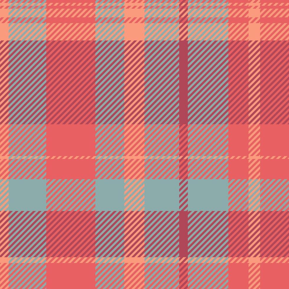 Tradition pattern background check, 20s tartan textile plaid. Unique texture seamless fabric in red and pastel colors. vector