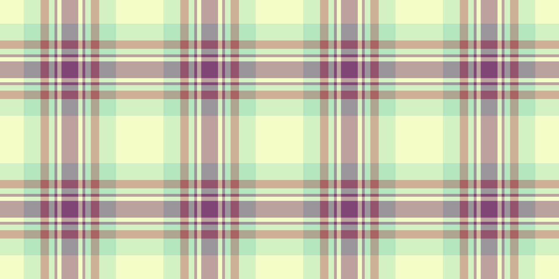 Display tartan background plaid, handkerchief check fabric textile. Slim seamless pattern texture in light and pastel colors. vector