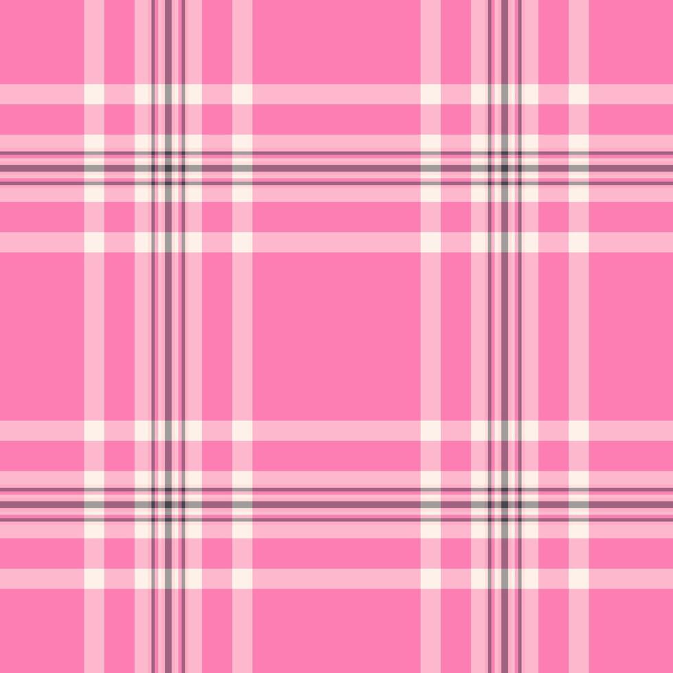 Package textile texture , layered seamless tartan check. Identity plaid fabric pattern background in pink and light colors. vector