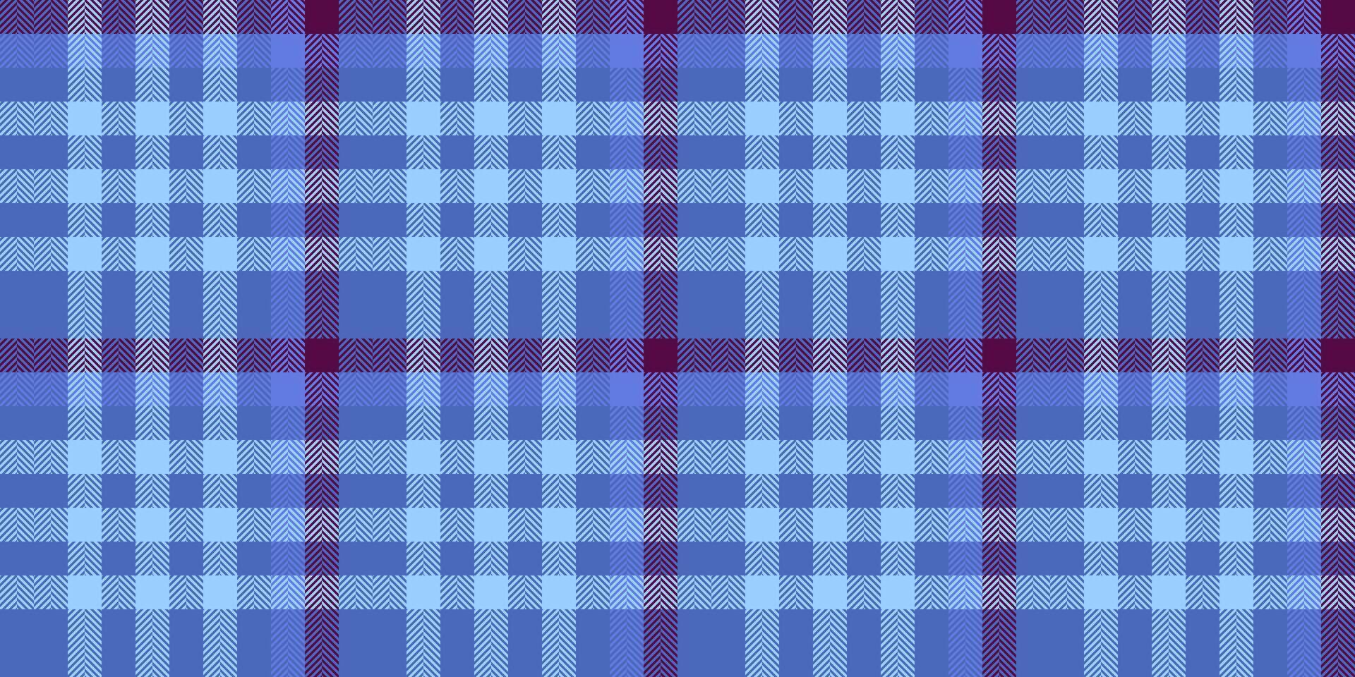 Bold textile background texture, celeste plaid fabric seamless. 20s check tartan pattern in blue and cyan colors. vector