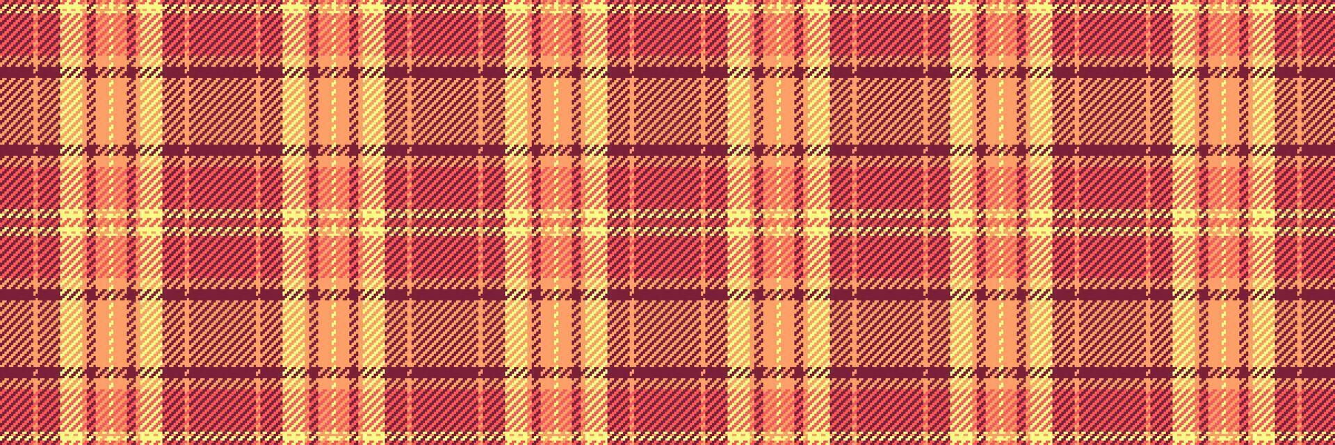 Vibrant autumnal plaid pattern in warm, earthy tones. Perfect for textile design, website backgrounds, or fallthemed projects. Seamless repeat adds versatility. vector