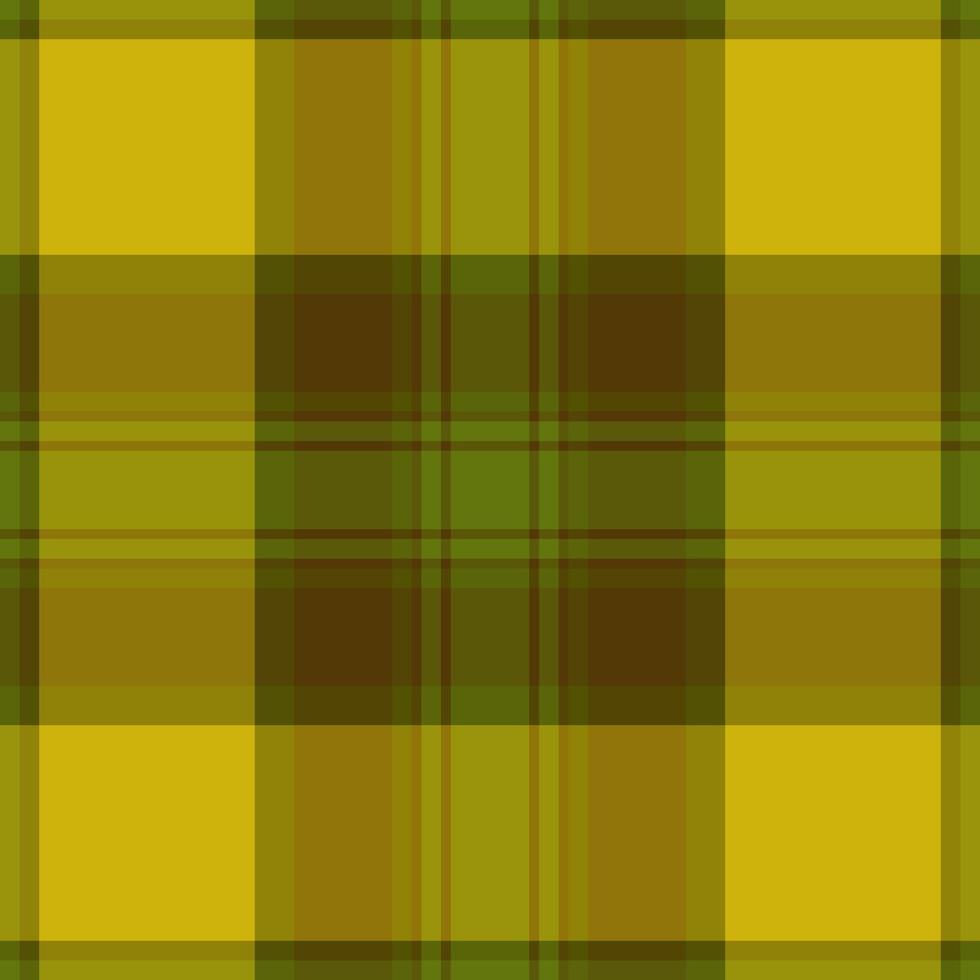 Choose tartan fabric check, premium textile seamless plaid. Home texture background pattern in yellow and lime colors. vector