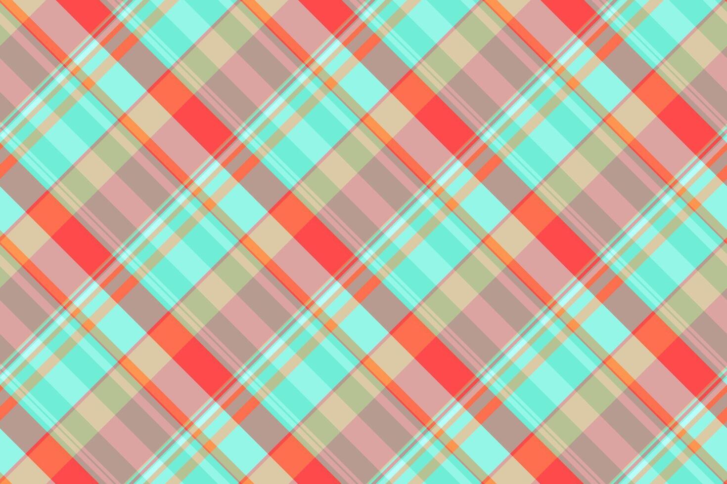 Birthday seamless pattern, american fabric check background. Open tartan plaid texture textile in pastel and light colors. vector