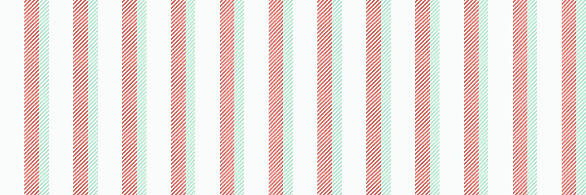 Ikill seamless background lines, frame pattern fabric. Soom texture vertical stripe textile in mint cream and red colors. vector