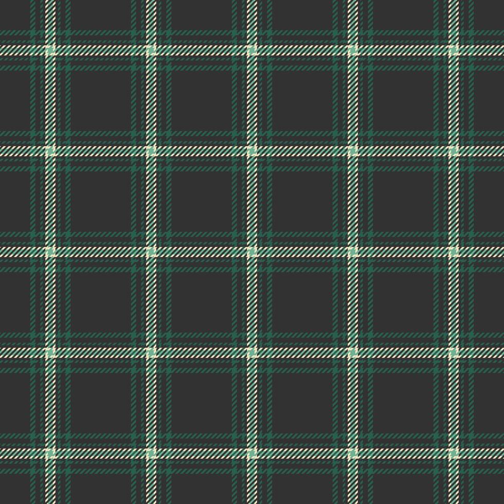 Curtain background textile, abstract plaid texture seamless. Composition pattern fabric tartan check in grey and teal colors. vector