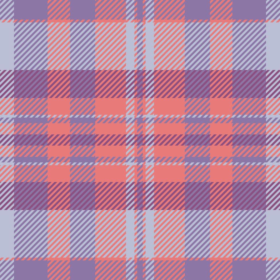 Sexy textile check texture, apparel tartan plaid . Deep seamless pattern background fabric in red and pastel colors. vector