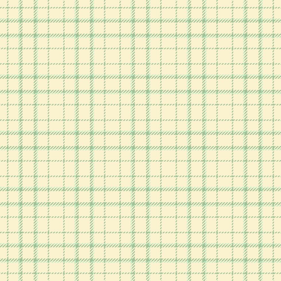 Elegant pastel green and beige plaid pattern. Perfect for website backgrounds, textile designs, packaging, and stationery. Subtle yet stylish, this design offers a versatile aesthetic. vector