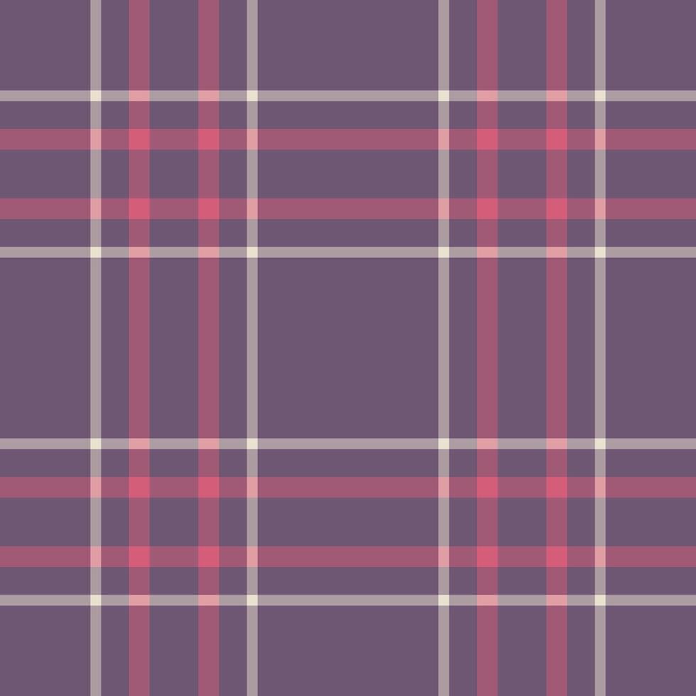 Stylish purple and pink plaid pattern. Perfect for textile design, fashion, website backgrounds, or scrapbooking. Subtle yet sophisticated, this seamless design offers versatile applications. vector