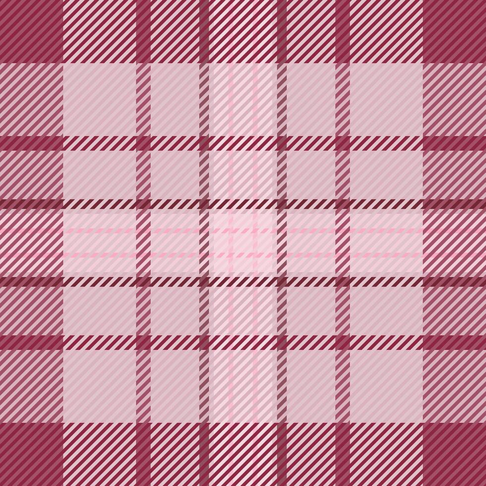 Empty seamless pattern background, dining tartan fabric . Ornate texture plaid textile check in light and red colors. vector