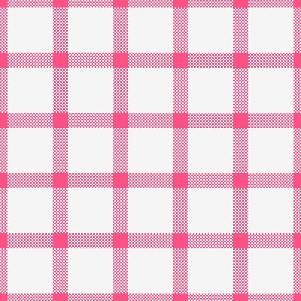 Delightful pink and white gingham check pattern. Perfect for textile design, website backgrounds, scrapbooking, and crafting projects. vector