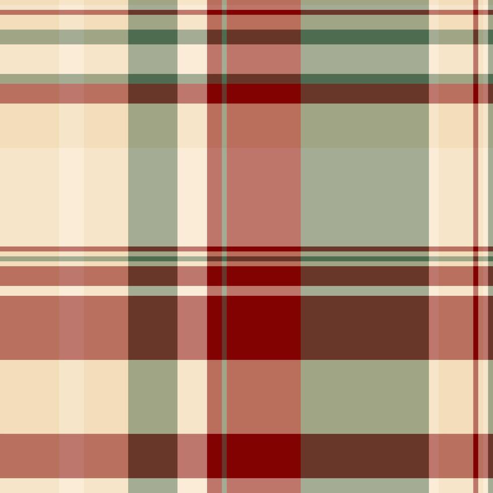 Elegant, muted plaid pattern in warm autumnal tones. Perfect for textile designs, wrapping paper, or website backgrounds. Creates a sophisticated and cozy feel. Ideal for fallthemed projects. vector