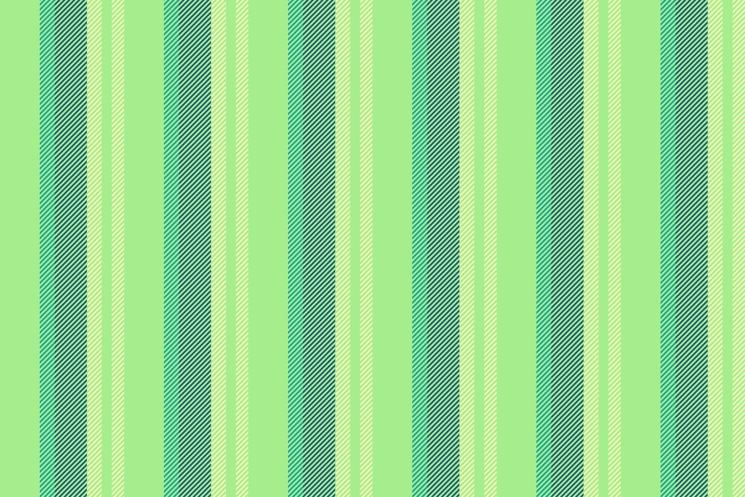 Nccupation vertical background texture, screen seamless textile stripe. Sibre fabric pattern lines in green and cyan colors. vector