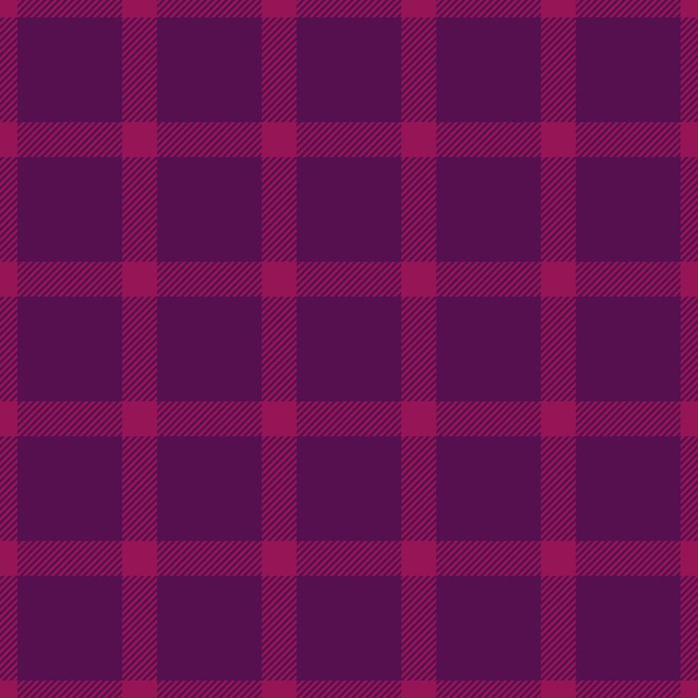 Self pattern seamless tartan, baby plaid texture textile. Outline background fabric check in pink and magenta colors. vector