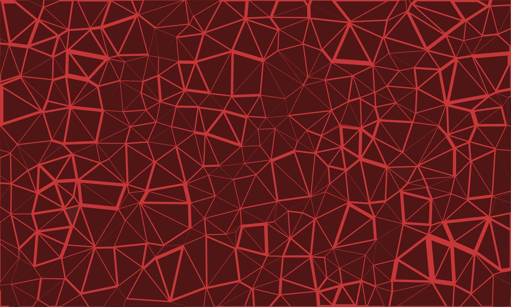 Abstract dark red cherry geometric polygon. Triangle random patterns vector