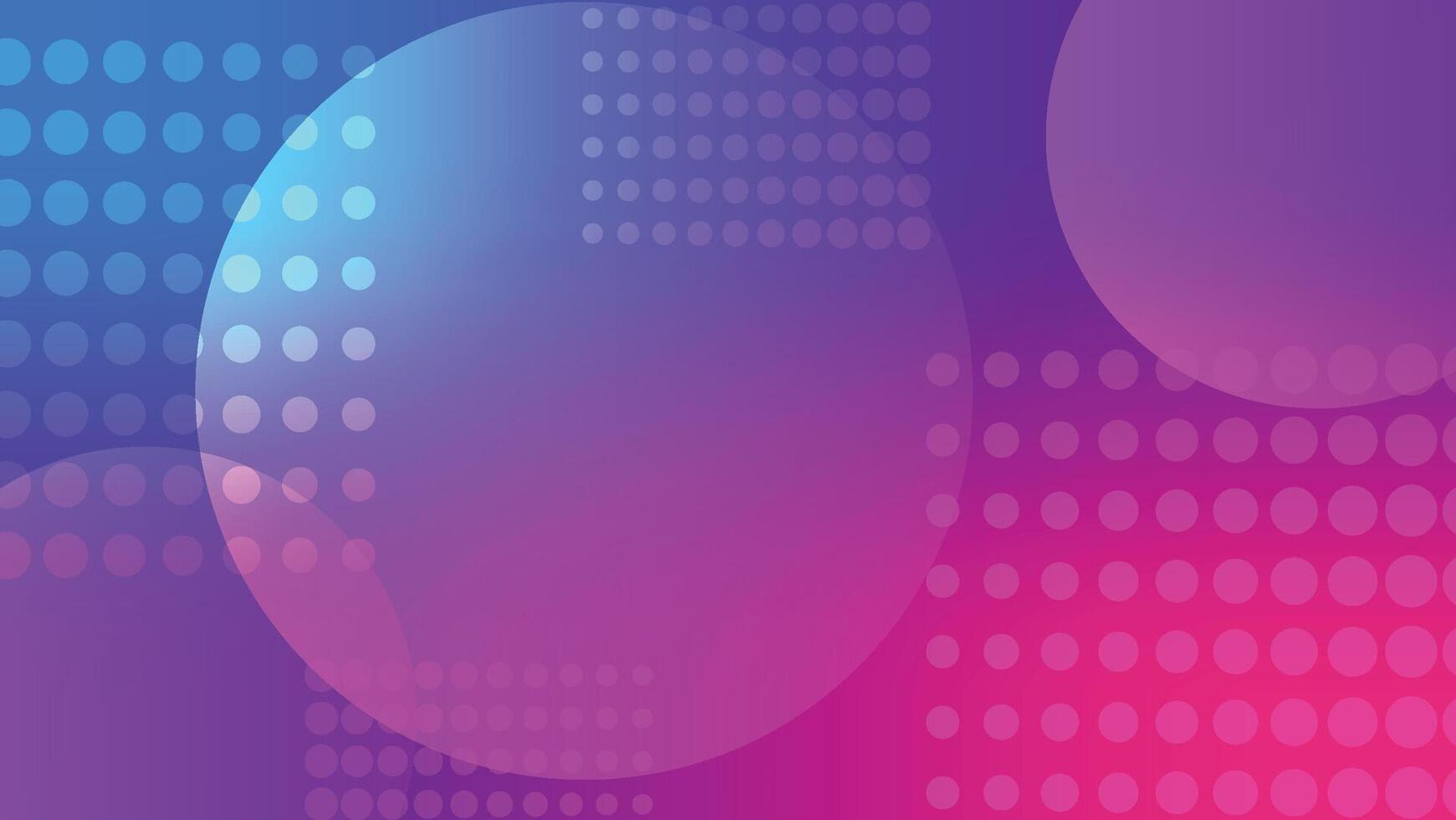 abstract background with graphic circle and dot pattern on pink and blue vector