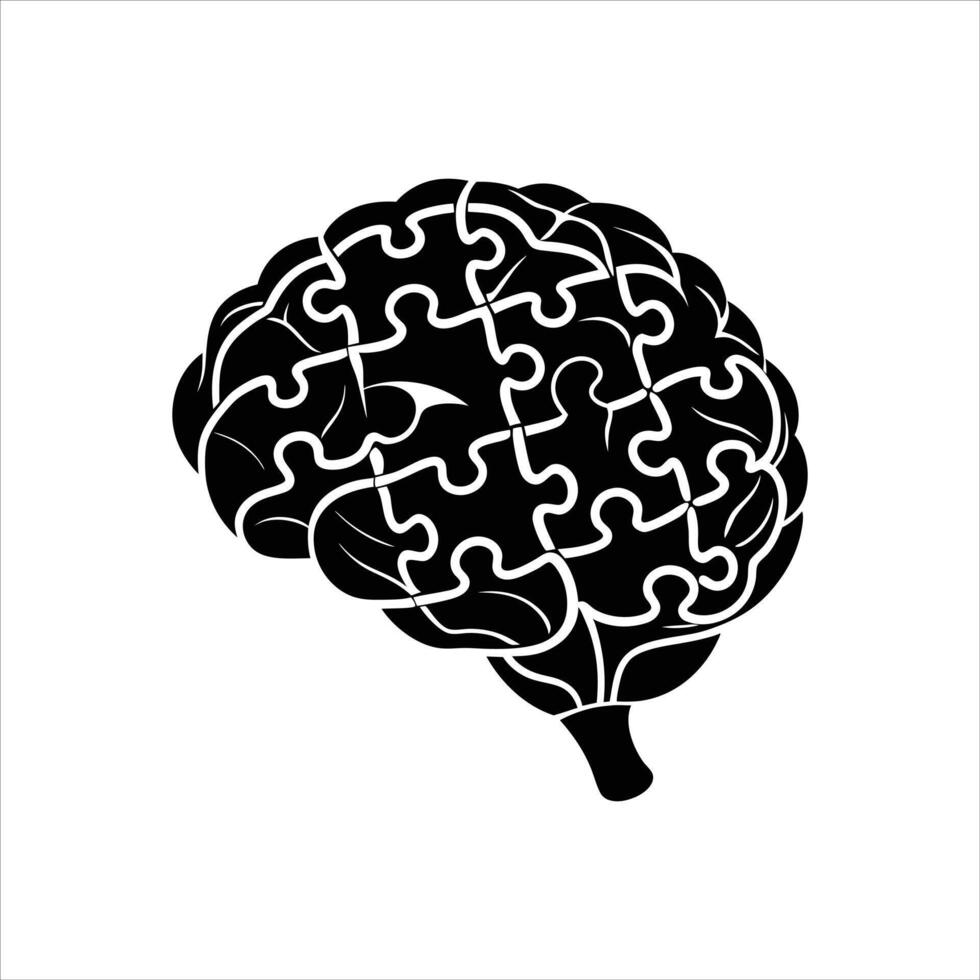 Puzzle Brain Vectors svg