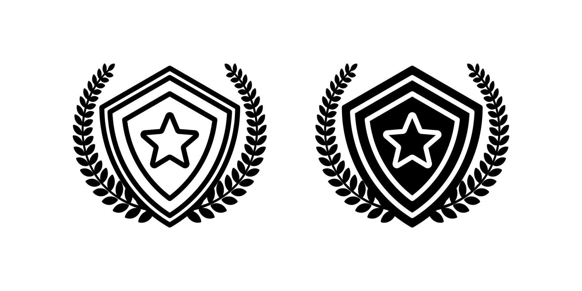 Shield icons set. Protect sign. for mobile concept and web design. illustration on white background vector