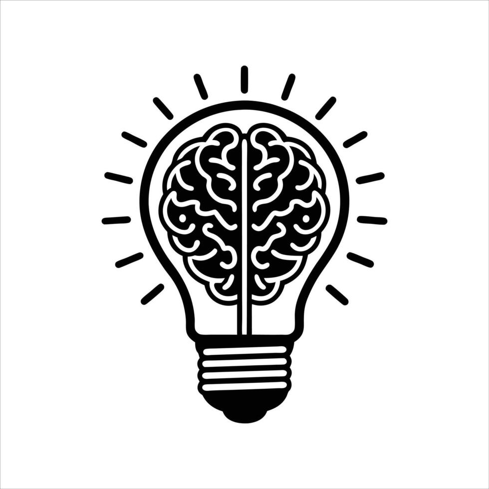 Brain Bulb Vectors