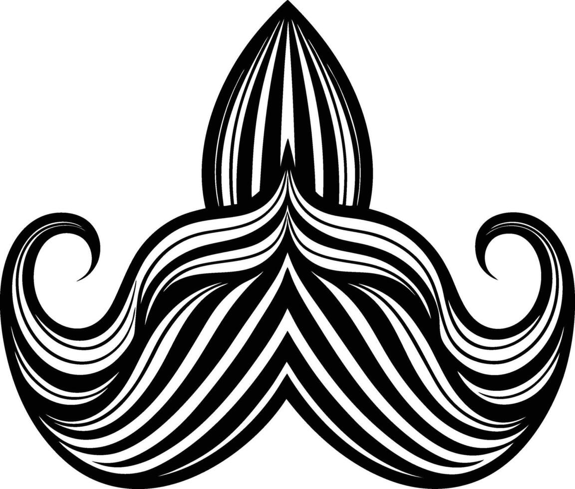 Chevron Mustache Vectors