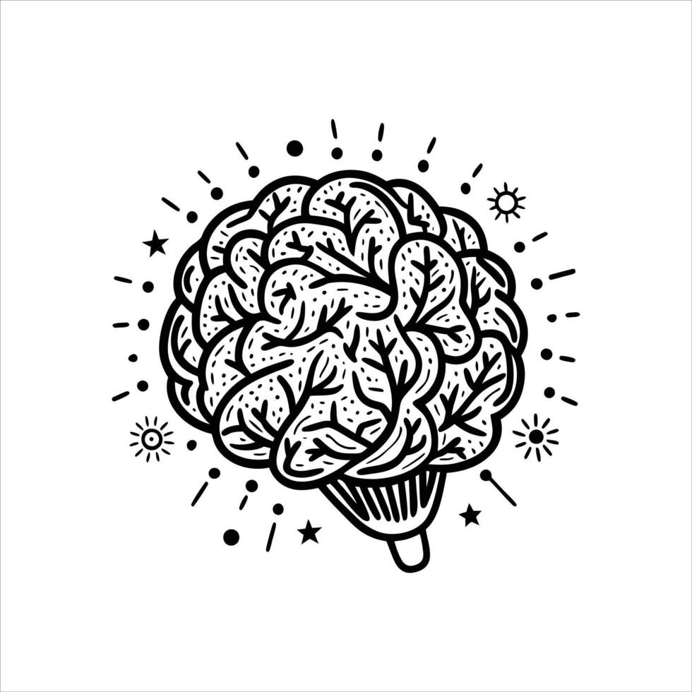Brain Doodle Vectors