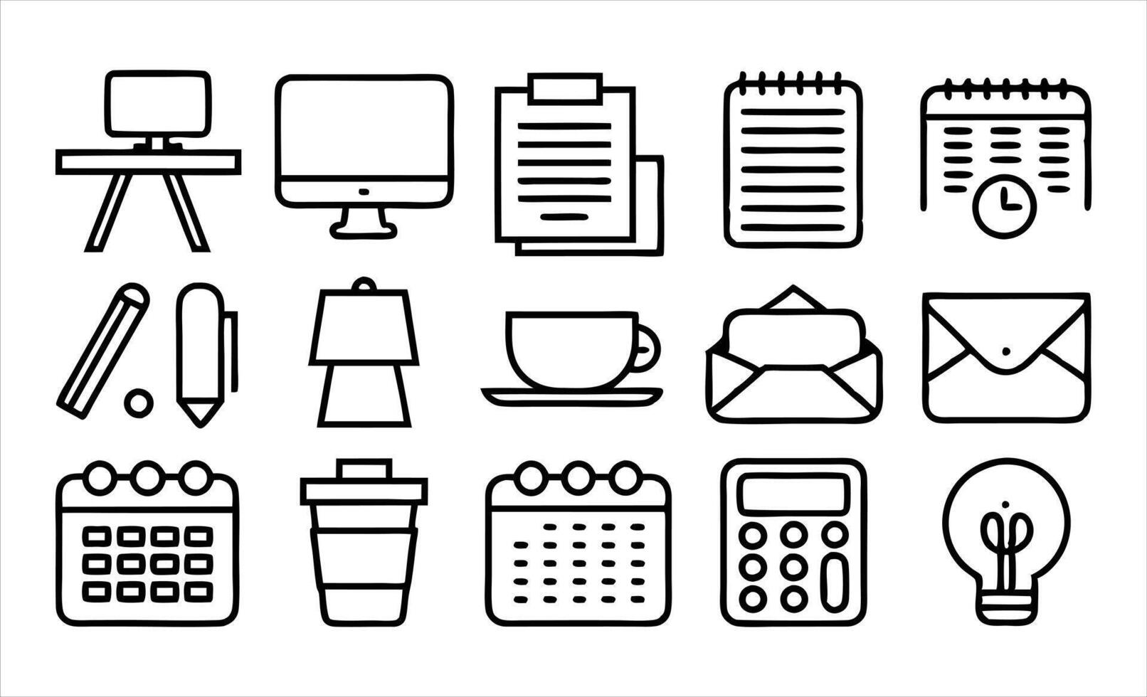 Productivity Overload Icon Pack vector